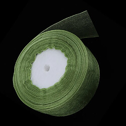 Acheter Ruban de tulle organza solide 45m rouleau rouleau bobine emballage vert