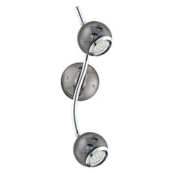 Avis Spot Mural Bimeda noir, chrome 2x3w - EGLO LIGHTING - 31006