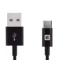 Evelatus TPC0 TPE durable USB vers USB-C (Type-C) Câble de charge universel rapide 3,1 A 1 m Noir