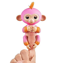 Universal Fingerlings 2Tone singe - été (rose avec accents orange) - animal de compagnie bébé interactif - par