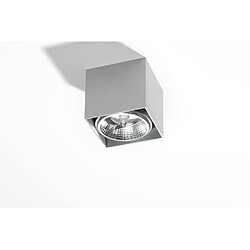 Sollux Downlights à encastrer Square Flush Gris Clair GU10