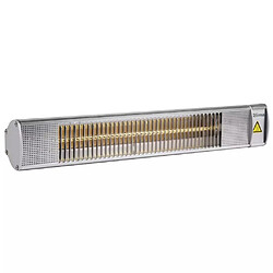 Qlima Chauffage pour patio 2000 W Argenté PEW 3020