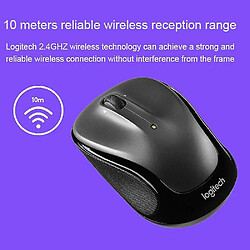 Universal M325 Souris sans fil 3 boutons USB 1000 dpi 2,4 GHz Unificage optique de souris ordinateur périphérique pas cher