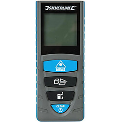 Silverline Tools Metre Laser Telemetre Numerique LCD Distance Surface Volume