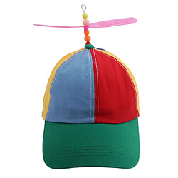 Chapeau de tête de bambou en hélice parent-enfant Chapeau de baseball Duck Tongue Hat Adultes