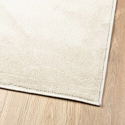 Avis vidaXL Tapis OVIEDO à poils courts beige 160x160 cm