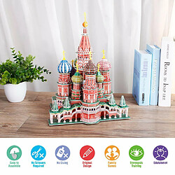 Avis Cubicfun Cubic Fun 771L519 Puzzle 3D Cathédrale Saint Basile avec LED