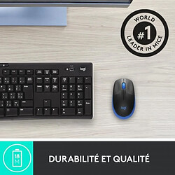 Acheter Souris sans fil - Logitech - M190 ergonomique - Bleu