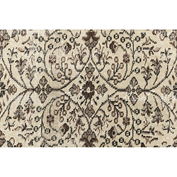 Avis Vidal Tapis de laine 249x150 beige Ultra Vintage