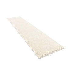 Vidal Tapis de couloir en laine 399x89 beige Darya