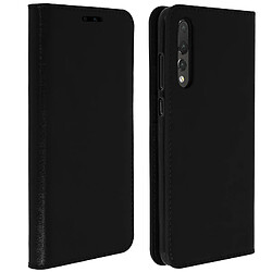 Avizar Etui Huawei P20 Pro Housse Cuir Portefeuille Fonction Support - Noir