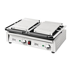 Grill Panini Professionnel Lisse Double - 550 x 395 - Buffalo