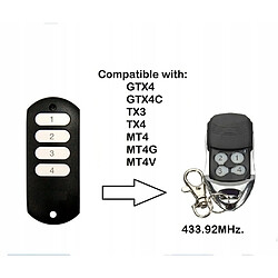 GUPBOO Télécommande Universelle de Rechange pour pilo de télécommande de porte de garage GTX4, GTX4C, TX4