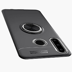 Coque en TPU avec béquille tout noir pour votre Huawei Y7p