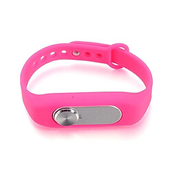 Avis Wewoo Bracelet connecté Magenta Wristband Wearable 8 Go numérique enregistreur vocal, un bouton enregistrement de temps long