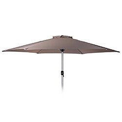 ProGarden Parasol de jardin Mardi 270 cm taupe