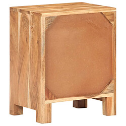 Avis vidaXL Table de chevet 40x30x50 cm Bois d'acacia massif