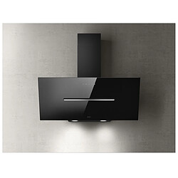 Hotte décorative inclinée 90cm 650 m3/h noir - PRF0166933 - ELICA