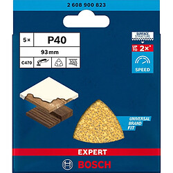 Feuilles abrasives Bosch Expert C470 pour ponceuses Delta