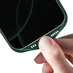 Avizar Coque pour iPhone 16 Pro Max Semi-rigide Soft-touch Anti-traces Vert Foncé pas cher