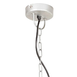 Acheter vidaXL Lampe suspendue industrielle vintage 25 W Argenté Rond 41cm E27