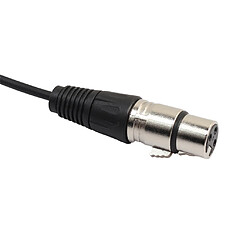 Y Splitter Câble Audio Xlr 3 Broches Xlr Audio Mâle à Double Cordon Femelle à 3 Broches pas cher