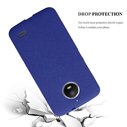 Acheter Cadorabo Coque Motorola MOTO E4 Etui en Bleu