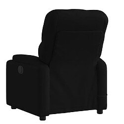 Avis vidaXL Fauteuil de massage inclinable Noir Tissu