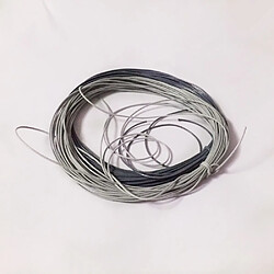 Cire De 10m Corde De Corde En Nylon Pour Diy Bracelet Neckace Faisant Gris Clair 1mm