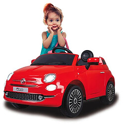 Jamara Ride-on Fiat 500 rouge 12V