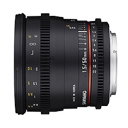 Samyang 50mm T1.5 AS UMC Objectif Noir