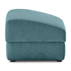 Lisa Design Bastille - pouf en tissu velours relief