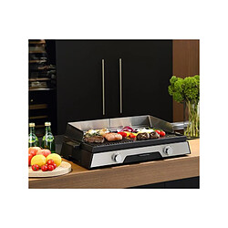 Avis Plancha électrique 2200w plaque inox 52 x 31.5cm - PLANCHADUO2200 - KITCHEN CHEF