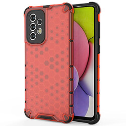 Coque en TPU antichoc, motif en nid d'abeille rouge pour votre Samsung Galaxy A33 5G