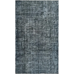 Vidal Tapis de laine 297x178 noir Ultra Vintage