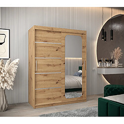 Abiks Meble Armoire PROMO V2 À Portes Coulissantes 200/150/62 2 Portes (Artisan/Artisan)