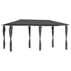 Vidaxl lvédère à revêtement de poteaux 3x6x2,6 m Anthracite 160 g/m²