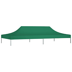 vidaXL Toit de tente de réception 6x3 m Vert 270 g/m²