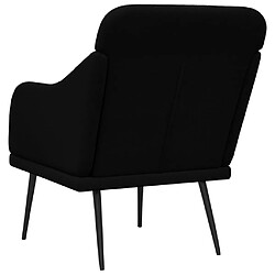 Acheter vidaXL Fauteuil Noir 63x76x80 cm Tissu