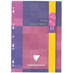 Acheter Clairefontaine 1760C Feuillets mobiles dessin 21 x 29,7 60 pages 125 g