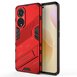 Coque en TPU anti-rayures avec béquille rouge pour votre Huawei nova 9/Honor 50