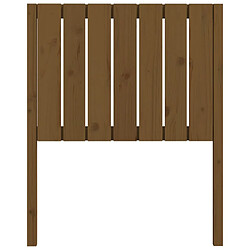 Avis vidaXL Tête de lit Marron miel 80,5x4x100 cm Bois massif de pin