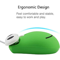 Acheter Mignon souris filaire en forme d'animal dessin animé petite souris optique filaire 1600 DPI Portable voyage Mini ordinateur souris d'ordinateur portable