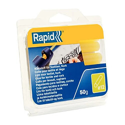 Rapid Ref - 40107353 50 g 94 mm Textile colle bâtons-Liège-Lot de 6