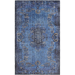 Vidal Tapis de laine 297x178 Bleu Ultra Vintage