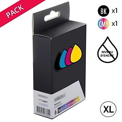 TONER SERVICES Pack 2 Cartouches Génériques HP 301XL noires et couleurs