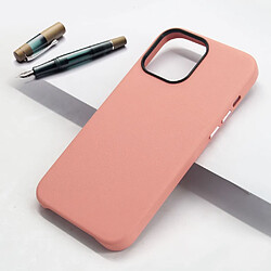 Coque en TPU + PU antichoc rose pour votre Apple iPhone 13 mini 5.4 pouces