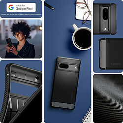 Spigen Sgp Spigen Rugged Armor Coque Compatible avec Google Pixel 7 - Noir Mat