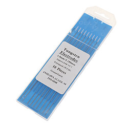 Avis Baguette bleue d'électrode de tungstène de 10Ps 150mm pour la soudure 1.0mm de soudure à l'arc de TIG