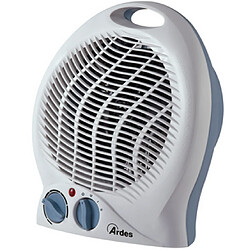 Ardes AR451C appareil de chauffage Chauffage de ventilateur électrique Intérieure Gris, Blanc 2000 W